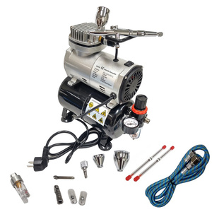 Aerograf AB-183K AB183K AB 183K + kompresor z butlą TC-20T zestaw pneumatyczny lakierniczy zdjęcie nr 20