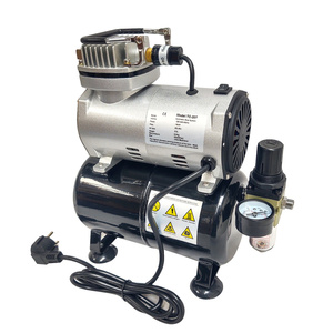 Kompresor z butlą kompresor do aerografu TC-20T bez logo do aerografii mini Airbrush compressor zdjęcie nr 2