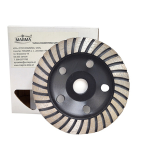 Tarcza diamentowa garnkowa turbo 125x22 PREMIUM MPTR125 5mm głowica do szlifowania betonu zdjęcie nr 4