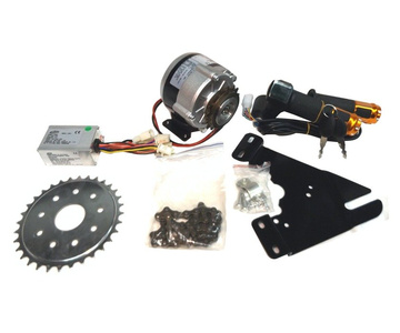 Zestaw do konwersji pojazdu elektrycznego silnik DC z przekładnią 24V 250W 1016z z akcesorami zdjęcie nr 2