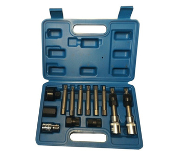 Zestaw kluczy nasadowych do alternatora 13 cz alternatorów 13pcs Alternator Pulley Remover Install Tool Set Hex Spline Torx Bit Key 1079A JC-8059 zdjęcie nr 7