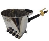 Tynkownica pneumatyczna do ścian z metalowymi dyszami model 011DA agregat + dysze 11 mm 4 dysz 7 mm 4 szt