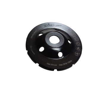 Tarcza diamentowa garnkowa 125x22 segmentowa PREMIUM MPDR125 7mm głowica do szlifowania betonu podwójny segment zdjęcie nr 3