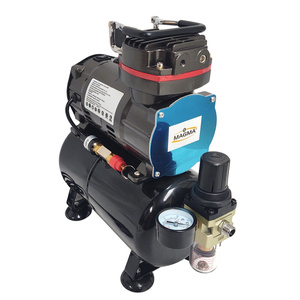 Zestaw Aerograf AB130 0,2 I 0,3 AB-130 wysoka jakość do aerografii AIRBRUSCH AB 130 + Kompresor z butlą do aerografu TC-88T zdjęcie nr 9