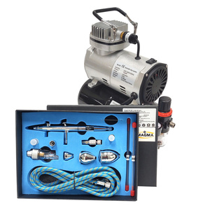 Aerograf AB-183K AB183K AB 183K + kompresor z butlą TC-20T zestaw pneumatyczny lakierniczy zdjęcie nr 11