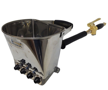 Tynkownica pneumatyczna do ścian z metalowymi dyszami model 011DA agregat + Waż do kompresora 15mb PE 8x12 węże pneumatyczne przewód spiralny 15mb zdjęcie nr 3