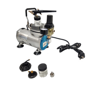 Kompresor mini aerograf AB138 AB 138 AB-138 0,3; 0,5; 0,8mm zestaw do malowania do aerografii sprężarka zdjęcie nr 9