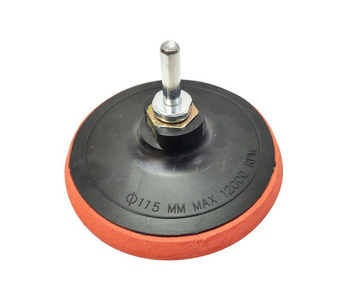 Dysk szlifierski na rzep 115 mm do szlifierki wiertarki z gąbką czepny backing backer pad disc rotoszlif zdjęcie nr 4