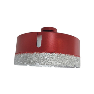 Otwornica diamentowa 100 mm M14 MVBC czerwona koronka wiertło zdjęcie nr 5