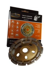 Zestaw tarcza diamentowa garnkowa MAGMA 125x22 segmentowa DCWD125 + tarcza garnkowa segmentowa 125mm MTO125P profesjonalna zdjęcie nr 8