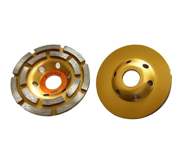 Tarcze diamentowe garnkowe 100mm x 22,2 segmentowa dwurzędowa turbo 100x22,2 Magma Tarcze do szlifowania betonu garnkowa 100x22 zestaw zdjęcie nr 8