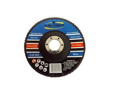 Tarcza tarcze lamelka listkowa 125mm 100 do metalu AJM TOOLS 80 listków zdjęcie nr 4