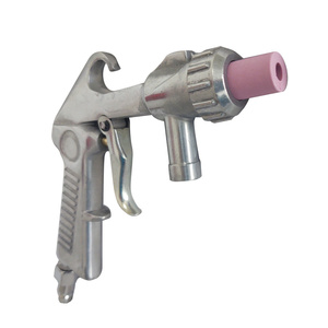 Pistolet do piaskowania 4 dysze piaskarka kabina piaskarki pistolet do piaskowania LP-19 do piaskarki + 4 dysze LP-19C PS6P zdjęcie nr 3