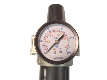 Reduktor z filtrem powietrza 1/2" manometr z odwadniaczem S4000 SFR-4000 separator AFR-400 zdjęcie nr 3