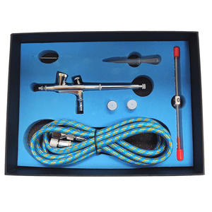 Kompresor do aerografu oryginał TC-20C + Aerograf AB136K AB 136K AB-136K bez logo super jakość do aerografii mini Airbrush compressor zdjęcie nr 3