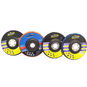 Zestaw ściernic tarcz tarcze do szlifowania metalu stali z włókniną czarna pomarańczowa fioletowa niebieska 125 dysk krążek do usuwania rdzy farby włosy murzyna BRICK METAL WOOD zdjęcie nr 6