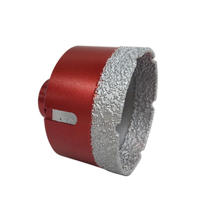 Otwornica diamentowa 68 mm M14 MVBC czerwona koronka wiertło zdjęcie nr 5