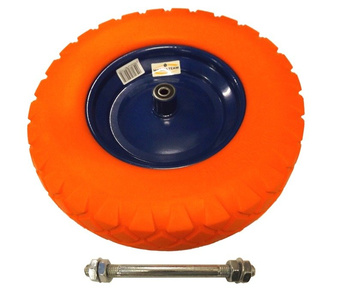 Koło do taczki wózka 4.80 / 4.00-8 pełne PU bezdętkowe zdjęcie nr 6