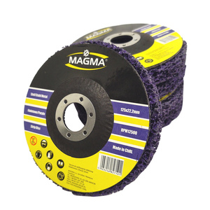 Dysk krążek tarcza 125 do usuwania rdzy farby włosy murzyna włóknina fioletowa tarcza do szlifowania metalu 125mm tarcze ściernica do czyszczenia piast zdjęcie nr 10