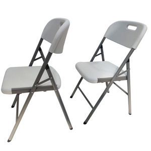 Krzesła cateringowe / campingowe składane 2 sztuki zestaw kateringowe ogrodowe bankietowe rozkładane premium krzesła zdjęcie nr 2