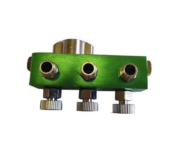 Rodzielacz powietrza do aerografu lakierniczego 3x trójnik A9-3 zdjęcie nr 2