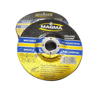 Tarcza do szlifowania metalu stali 125x6,0mm MAGMA 125x6 5 sztuk zdjęcie nr 11