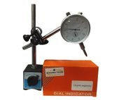 Czujnik zegarowy 0-10mm + statyw magnetyczny 60kg Przyrząd do pomiaru tarcz hamulcowych zestaw do sprawdzania bicia czujnik zegarowy 107-601-105 statywem 0-10mm 106-102-101