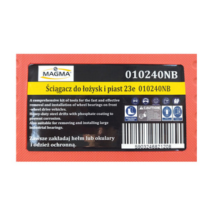 Prasa do łożysk adaptery prasy ściągacz tulei 23 elementy walizka 1023D zdjęcie nr 8