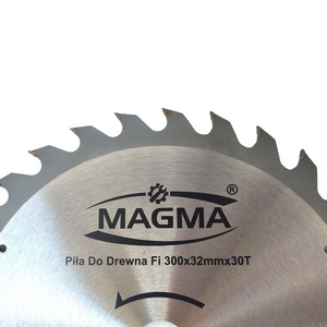 Piła tarcza tarcze do cięcia drewna 300mm 30T z widią 300x32 30/25,4/22,2/20 mm x 30 zębów widiowa Magma 300x32x30t zdjęcie nr 2