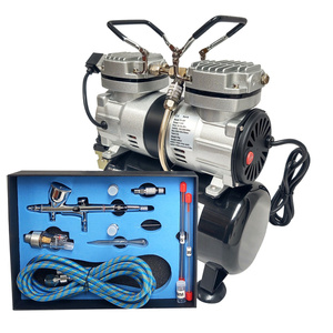 Aerograf AB-180K AB180K 4 dysze z kompresorem dwutłokowym do malowania 30T zestaw lakierniczy zdjęcie nr 12