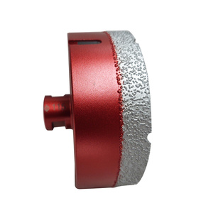 Otwornica diamentowa 115 mm M14 MVBC czerwona koronka wiertło zdjęcie nr 5