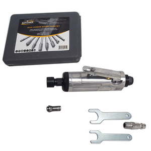 Szlifierka pneumatyczna prosta 22 000 1/4" do czyszczenia felg ADG702 AT7033 + 8 sztuk frezów HM widiowych do metalu zdjęcie nr 4