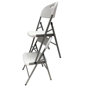 Krzesła cateringowe / campingowe składane 2 sztuki zestaw kateringowe ogrodowe bankietowe rozkładane premium krzesła zdjęcie nr 4