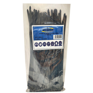 Zestaw opasek zaciskowych 1100 szt czarne z filtrem UV zdjęcie nr 6