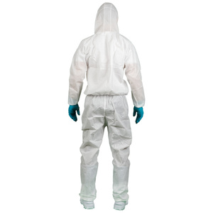 Kombinezon ochronny SMS 55G Antyeletrostatyczny roboczy biały bhp roz. XL azbest wełna malarski pył zdjęcie nr 3