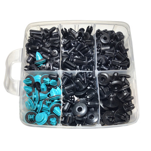 Spinki kołki klipsy samochodowe do tapicerki auta 655 ele zestaw + ściągacz 010368NB zdjęcie nr 27