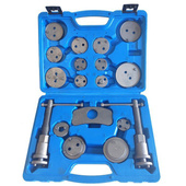 Zestaw do wyciskania wciskania tłoczków hamulcowych 18 el. 1009AB do zacisków hamulcowych separator zacisk tłoczki