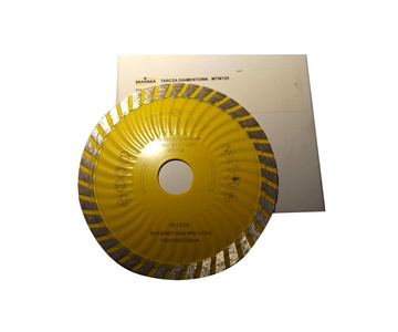 Tarcza diamentowa do kamienia turbo 125 x 10 x 22,2 mm MTW125 granitu MTW 125x22,2 125 x 22,2 125x22,2mm zdjęcie nr 2