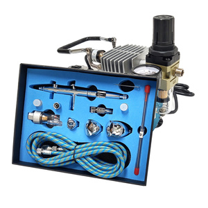 Aerograf AB-183K AB183K AB 183K + komprespr TC-20C zestaw pneumatyczny lakierniczy zdjęcie nr 8