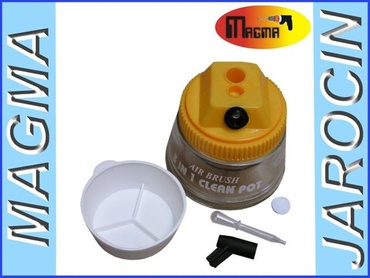 Słoik do czyszczenia aerografu pistoletu stojak 501 zbiornik czyszczący stacja zdjęcie nr 3