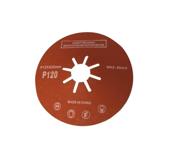 Tarcza dysk fibrowy półsztywny do szlifowania kopyto fibra dysk fibra 125/22,23 granit gres 125mm P36:5908291603304 / P40:5903246828894 / P60:5903246828900 / P80:5903246828917 / P100:5903246828801 / P120:5903246828818 zdjęcie nr 5