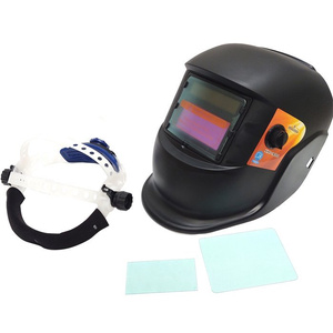 Przyłbica maska spawalnicza z filtrem 108LD KM1600 czarna + kątownik magnetyczny 22kg zdjęcie nr 5