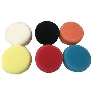 Zestaw gąbek gąbka biała czarna pomarańczowa żółta 125 6 szt miękka średnia twarda 125mm 125xm14 125x45 6 sztuk komplet + trzpień M14 zdjęcie nr 4