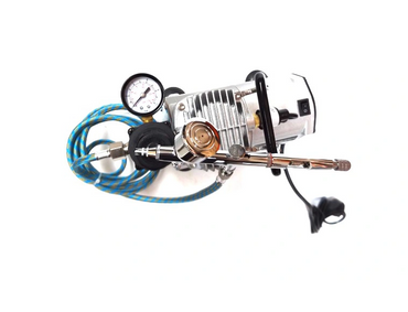 Zestaw malarski kompresor mini z aerografem AB180 AB-180 AB 180 dyszą 0,5mm nowy typ marki Magma zdjęcie nr 4