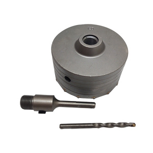 Otwornica widiowa 120 SDS+ frez otwornica z pilotem do muru betonu wiertło koronkowe 120mm zdjęcie nr 6