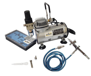 Kompresor do aerografów TC20C + aerograf TG208 TG-208 zdjęcie nr 7