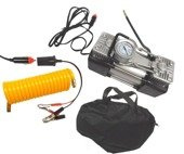 Mocny kompresor samochodowy 12v dwutłokowy BY-262 JD010