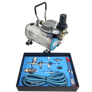 Aerograf AB-180K AB 180K AB 180K z kompresorem zestaw do malowania zdjęcie nr 10