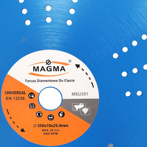Tarcza diamentowa segmentowa do cięcia betonu 350x25,4mm MSU351 universal Magma MSU 350x25,4 350 x 25,4 350x25,4mm zdjęcie nr 7