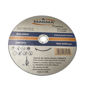 10 Tarcz tarcze do cięcia stali, metalu Premium 230x2,0 Magma 230 x 2,0 zdjęcie nr 3